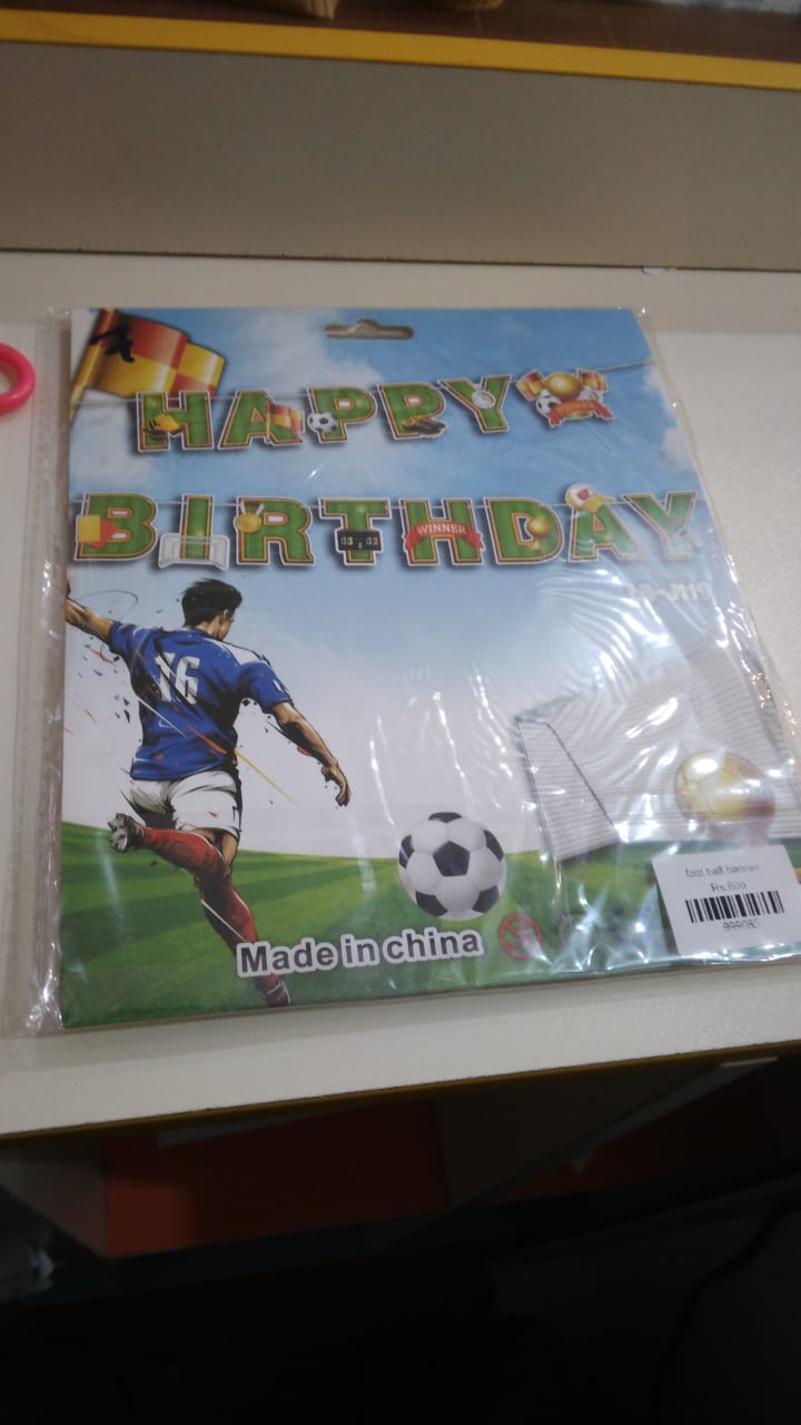 foot ball banner
