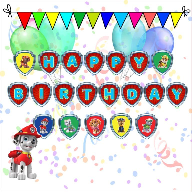 Paw Patrol Banner L