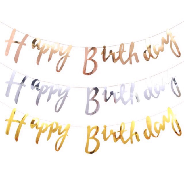 Happy Birthday Bunting