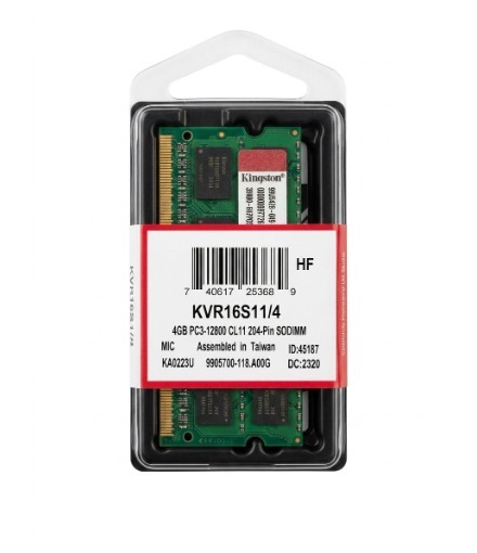 LAPTOP RAM - DDR3 1.5V 1600MHz 4GB